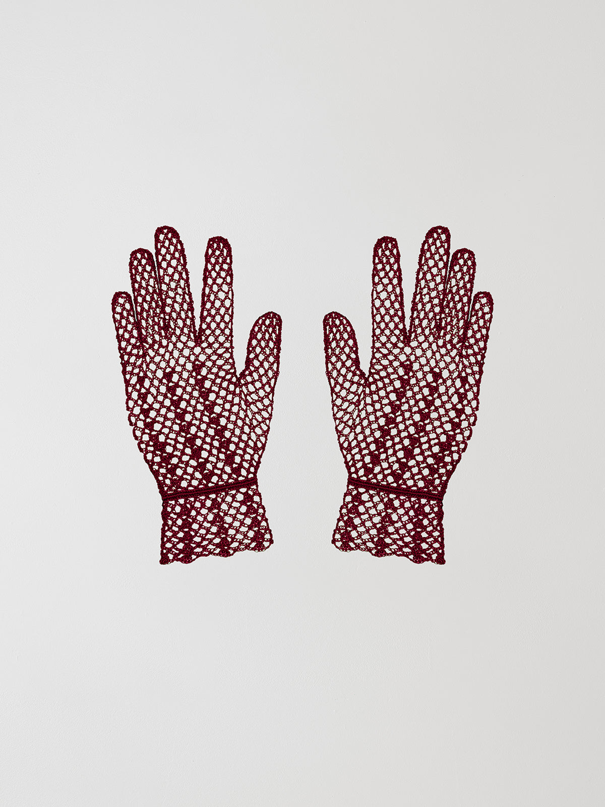 Grandma Gloves Burgundy