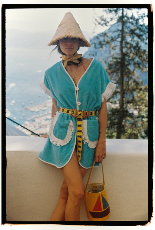 Pitaya Towel Dress Turquoise