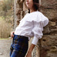 Punto De Cruz Pants Tartan Blue