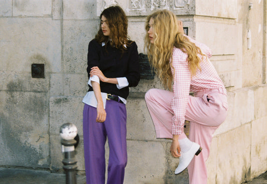 Trama Pants Purple