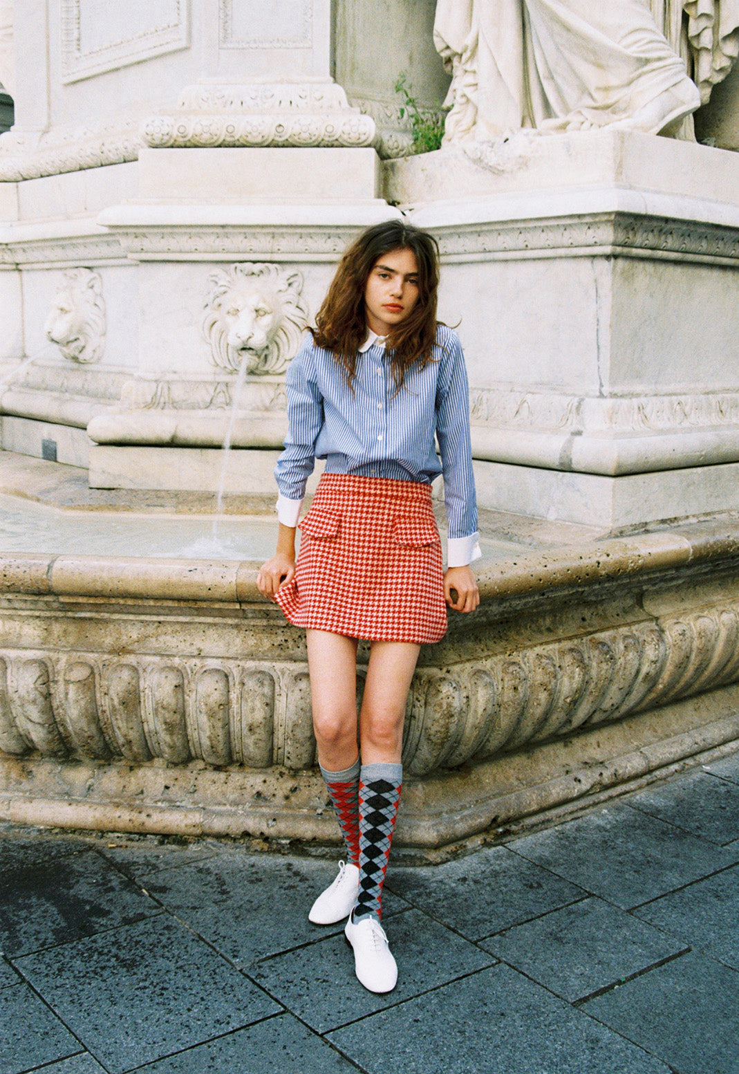 Magnolia Skirt Red