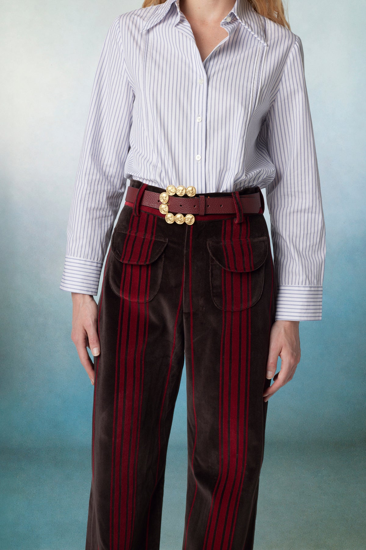 Tombola Velvet Pants Brown