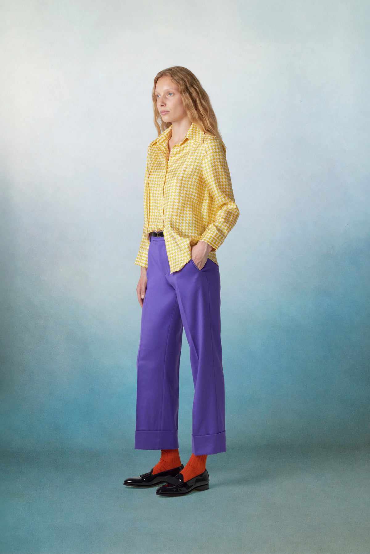 Trama Pants Purple