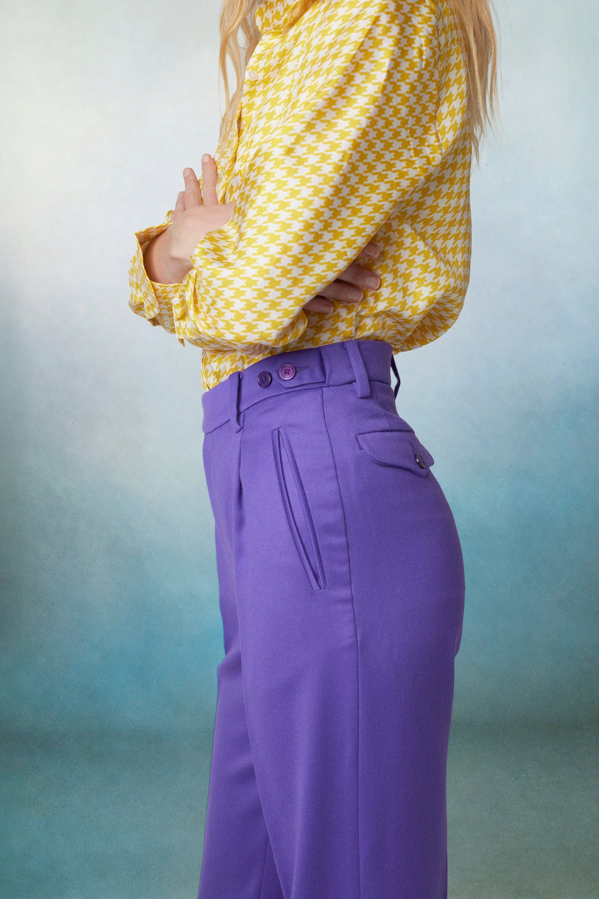 Trama Pants Purple