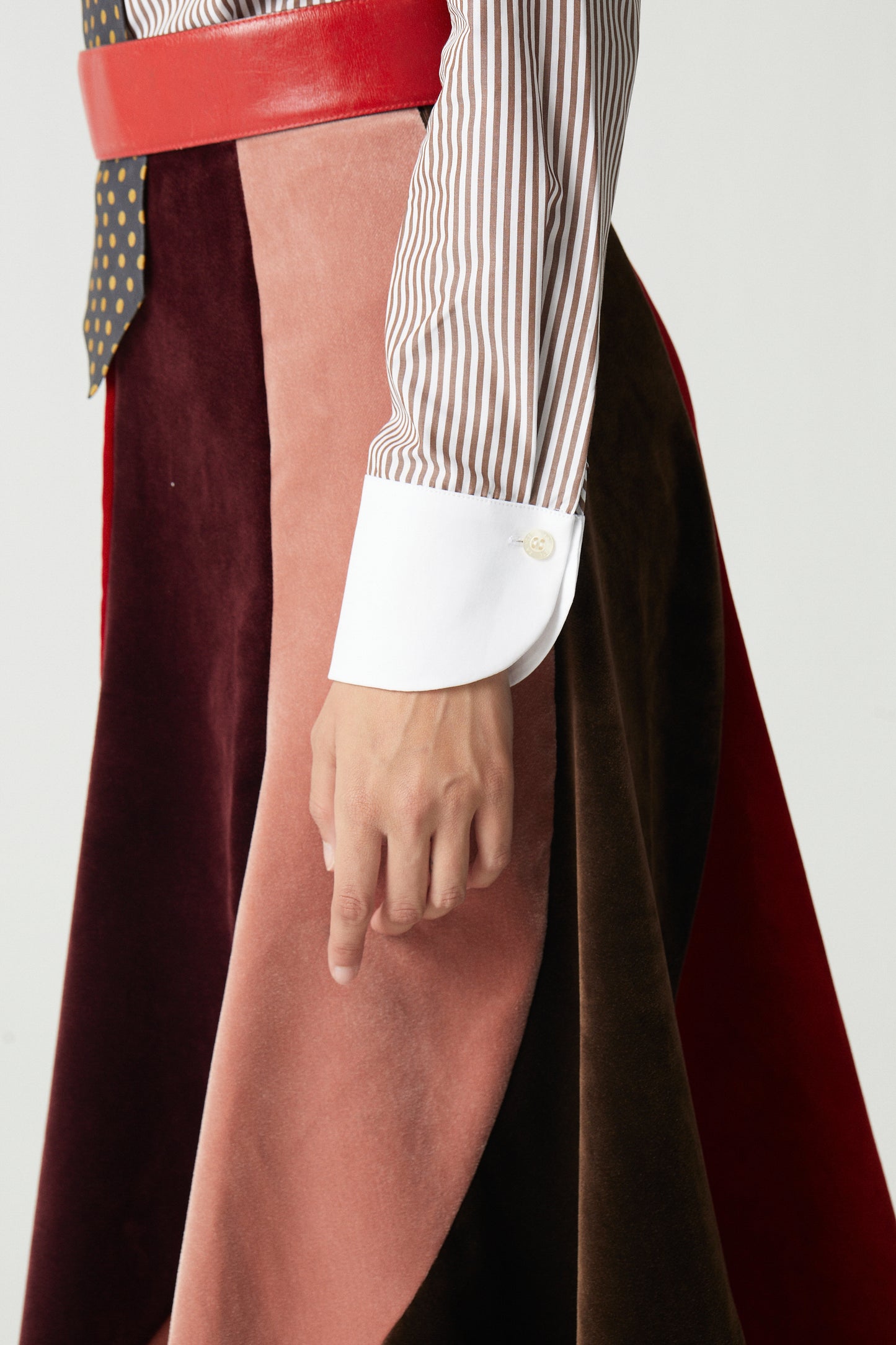 Shelby Shirt Striped Brown