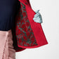 D' Artagnan Wool Cape Red