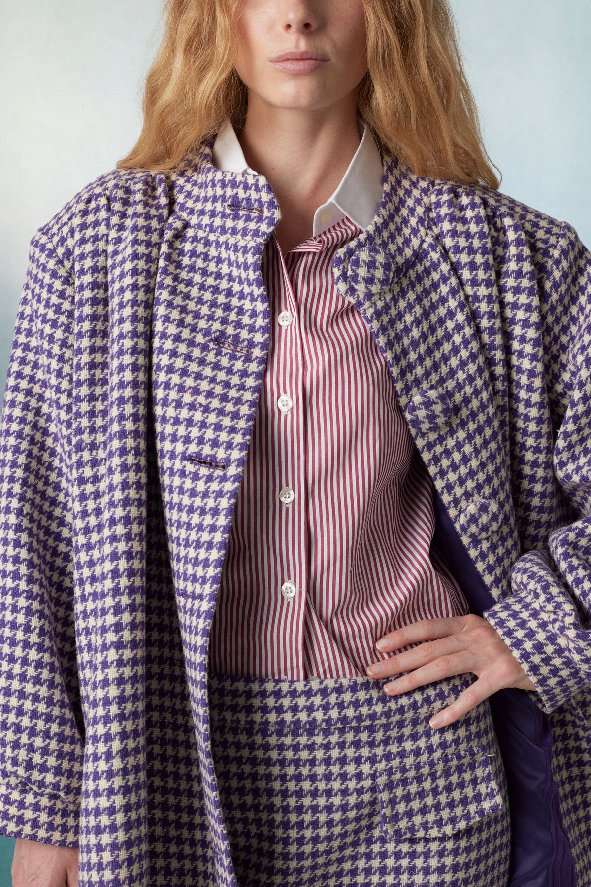 Allegra Coat Purple
