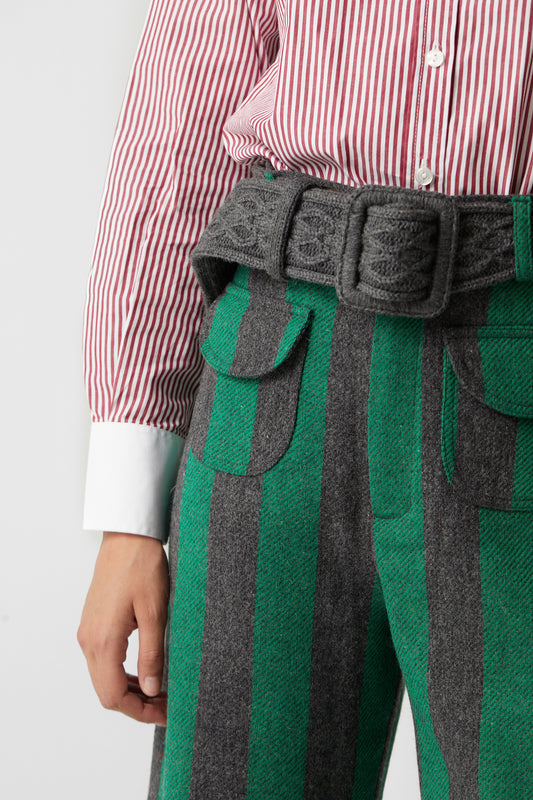 Jason Striped Wool Pants 03