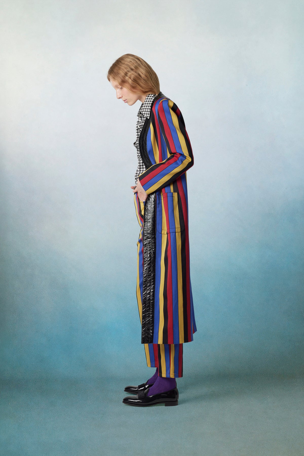 Lucky Coat Striped