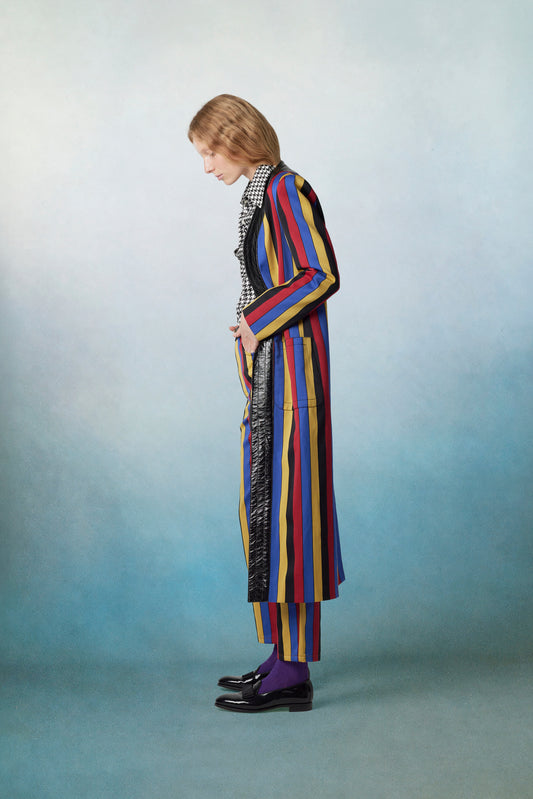 Lucky Coat Striped