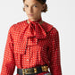Twilly Polka Dots Silk Red