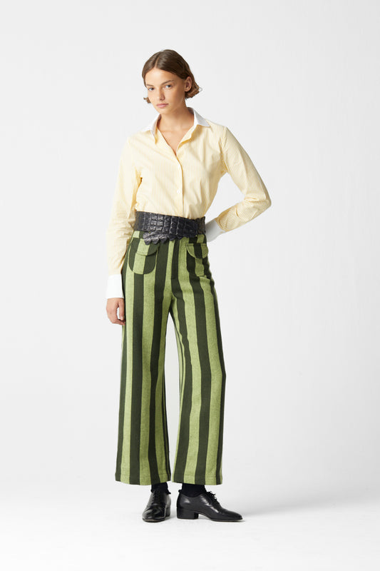 Jason Striped Wool Pants 08