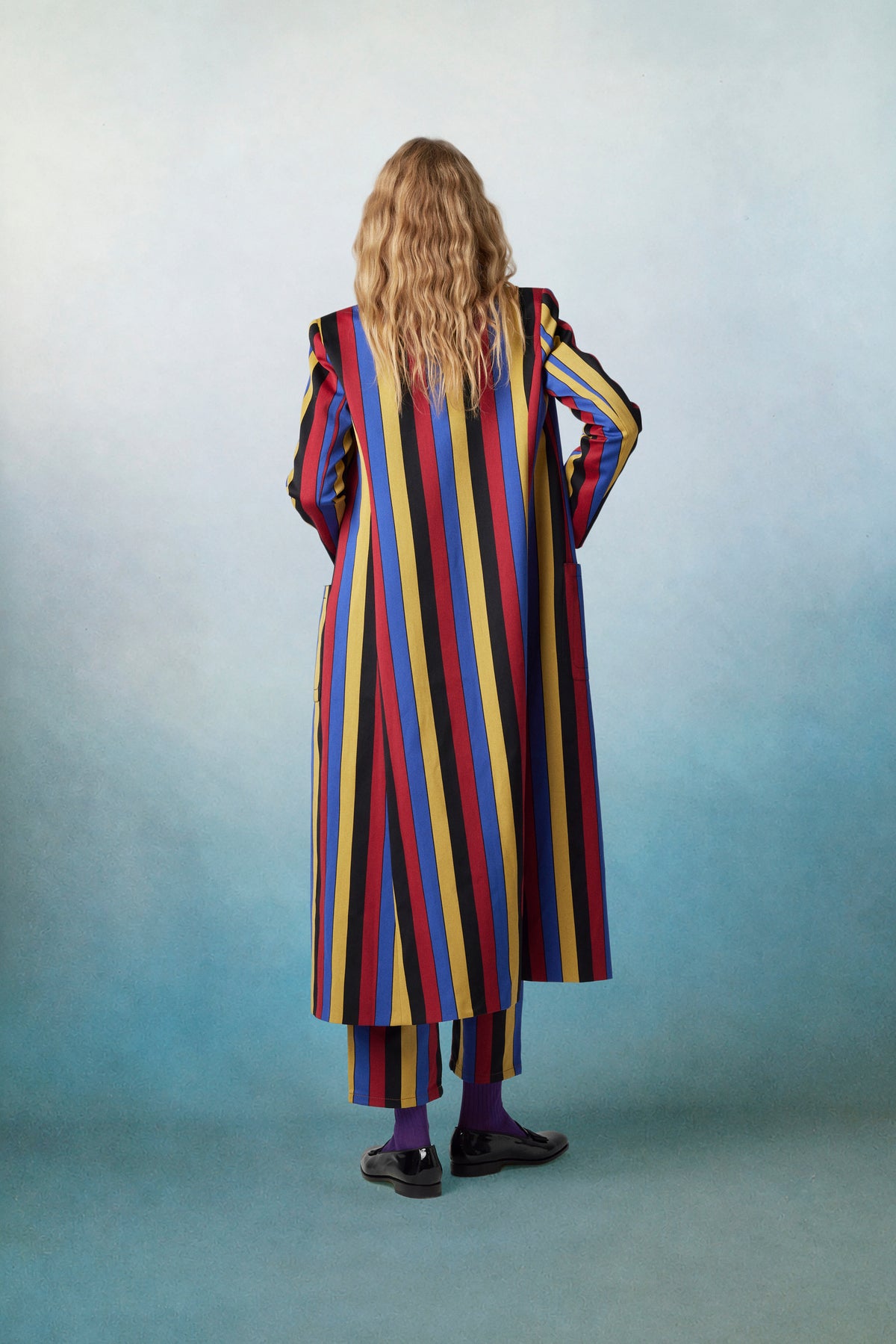 Lucky Coat Striped