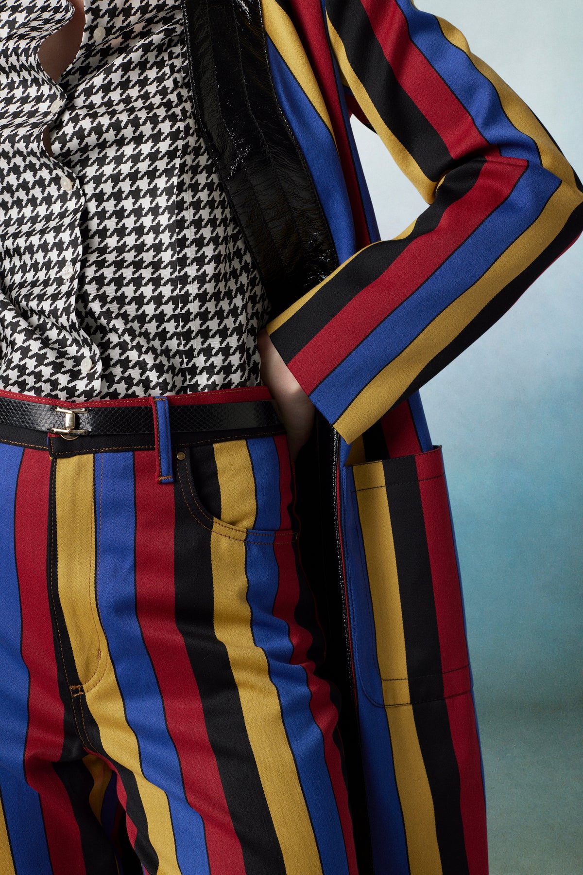 Lucky Coat Striped