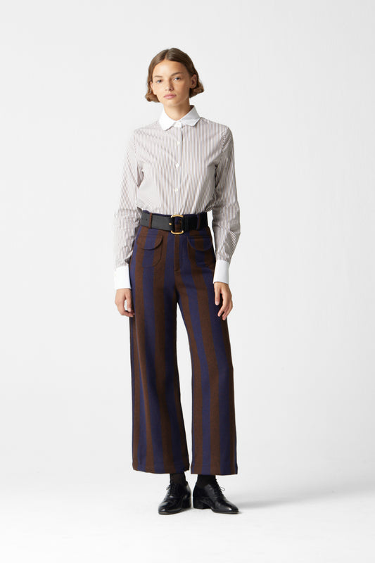 Jason Striped Wool Pants 05