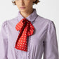 Twilly Polka Dots Silk Red