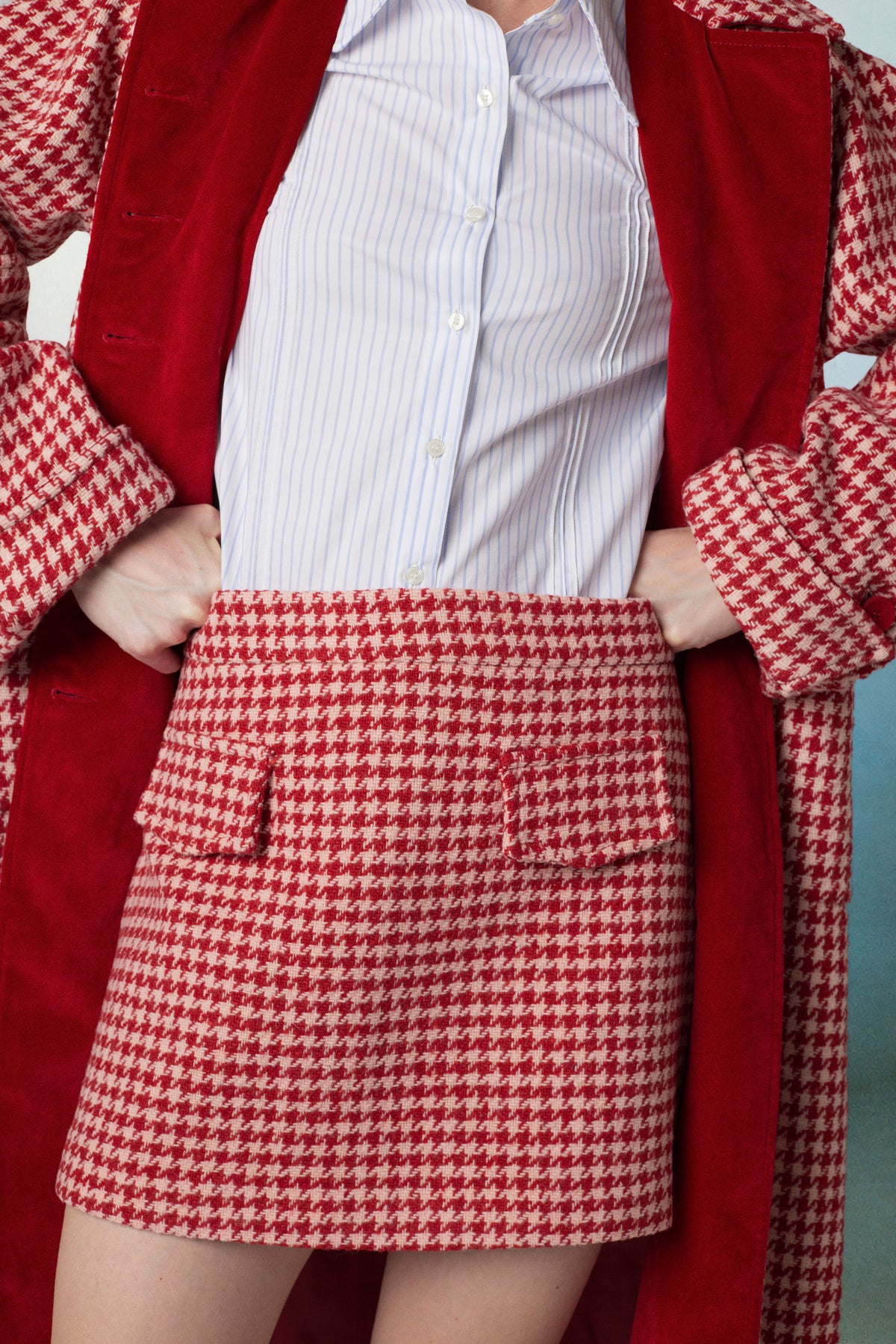 Magnolia Skirt Red
