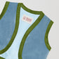 Elvis Velvet Vest Celeste