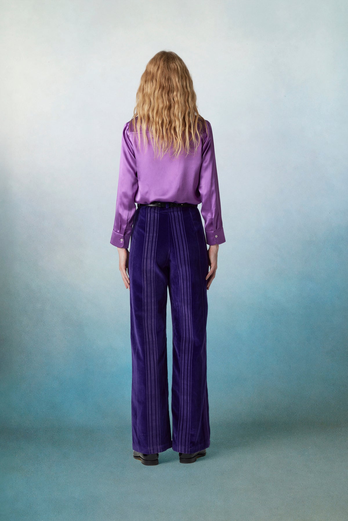 Tombola Velvet Pants Purple