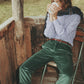 Prado Corduroy Pants Green