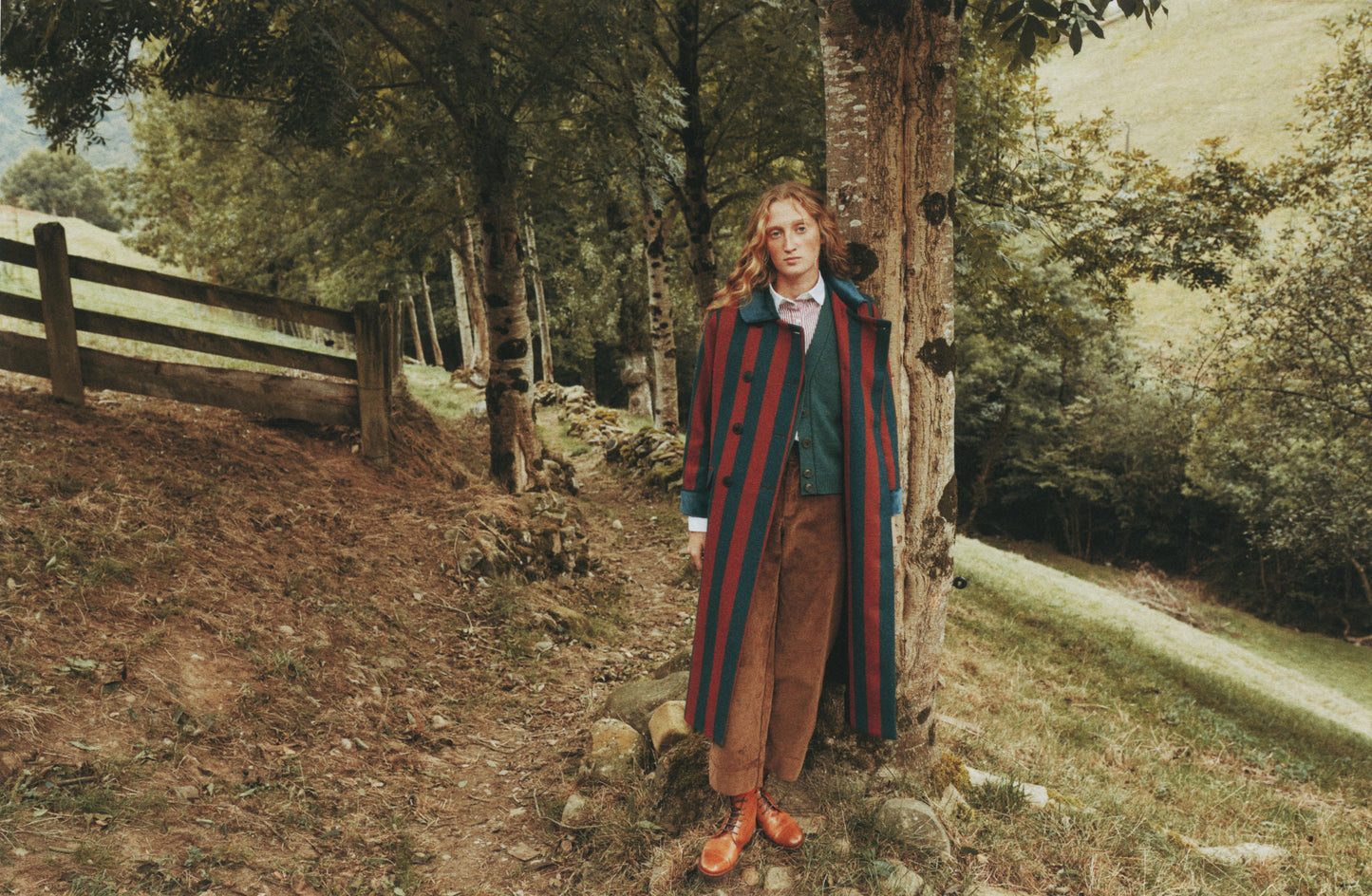 Miranda Coat Striped