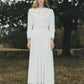 Swan White Velvet Dress