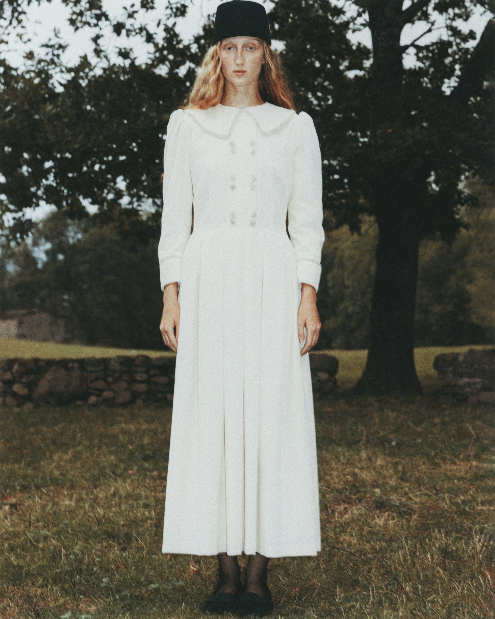 Swan White Velvet Dress La Veste Swan White Velvet Dress La Veste