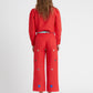 Cotillon Pants Linen Red