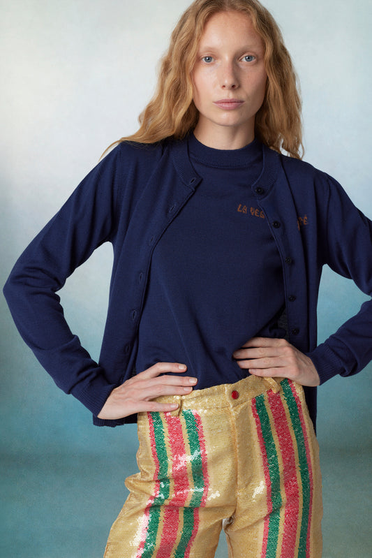 Twin Set Cardigan Navy