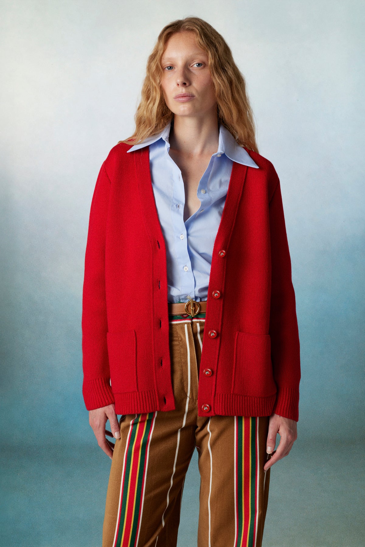 Sunday Cardigan Red