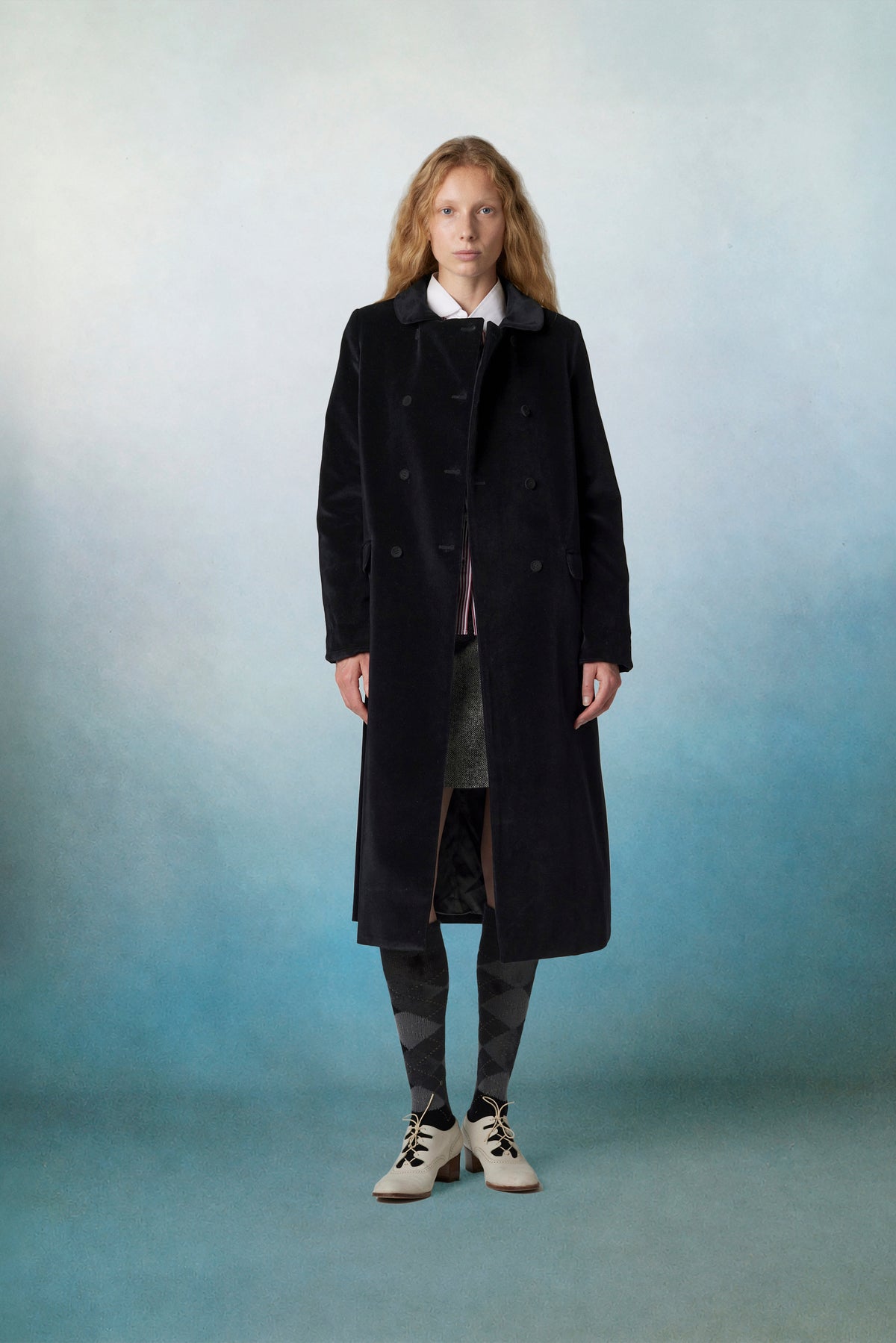 Miranda Coat Velvet Black