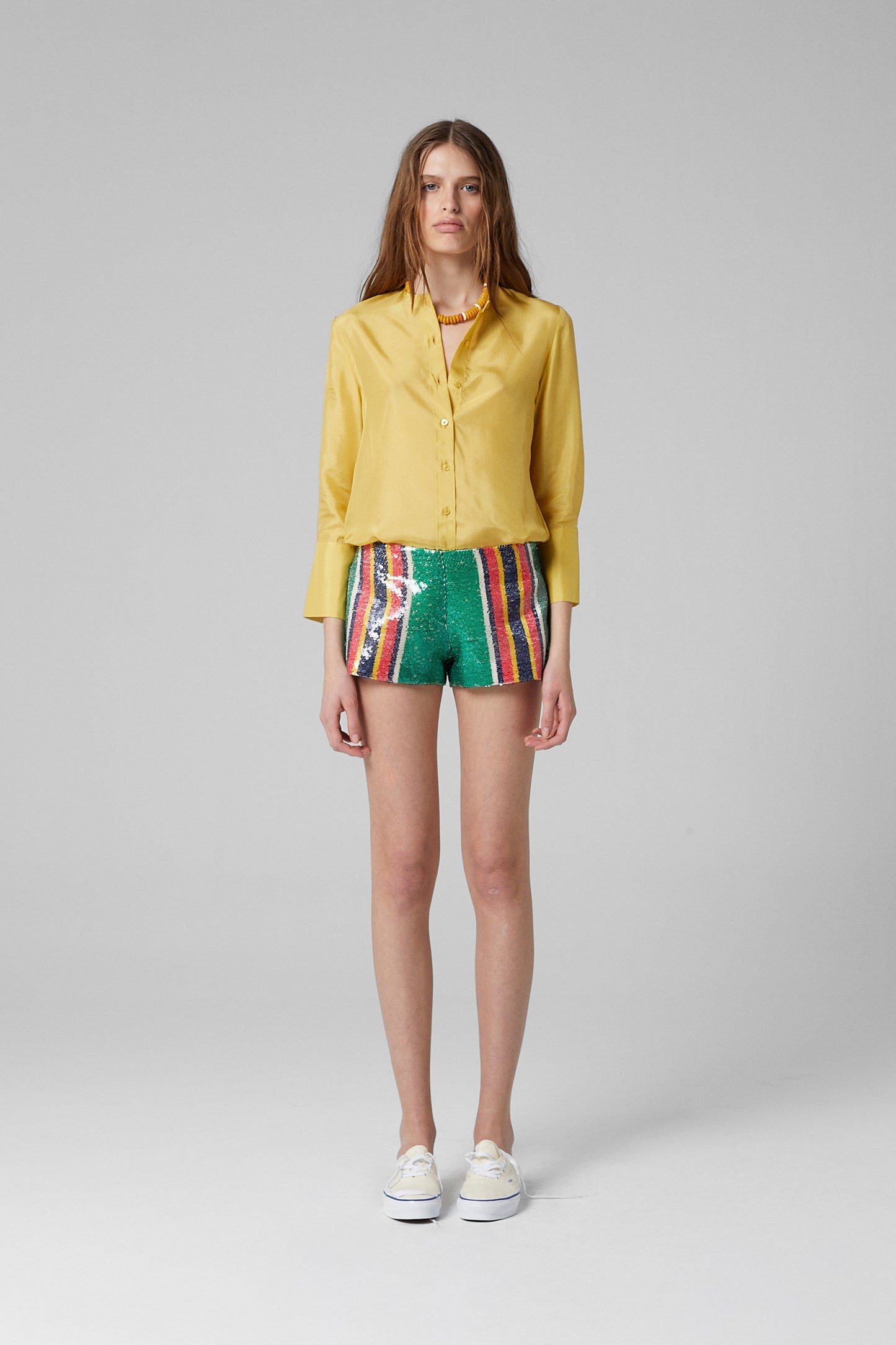 Pippi Sequin Shorts Green