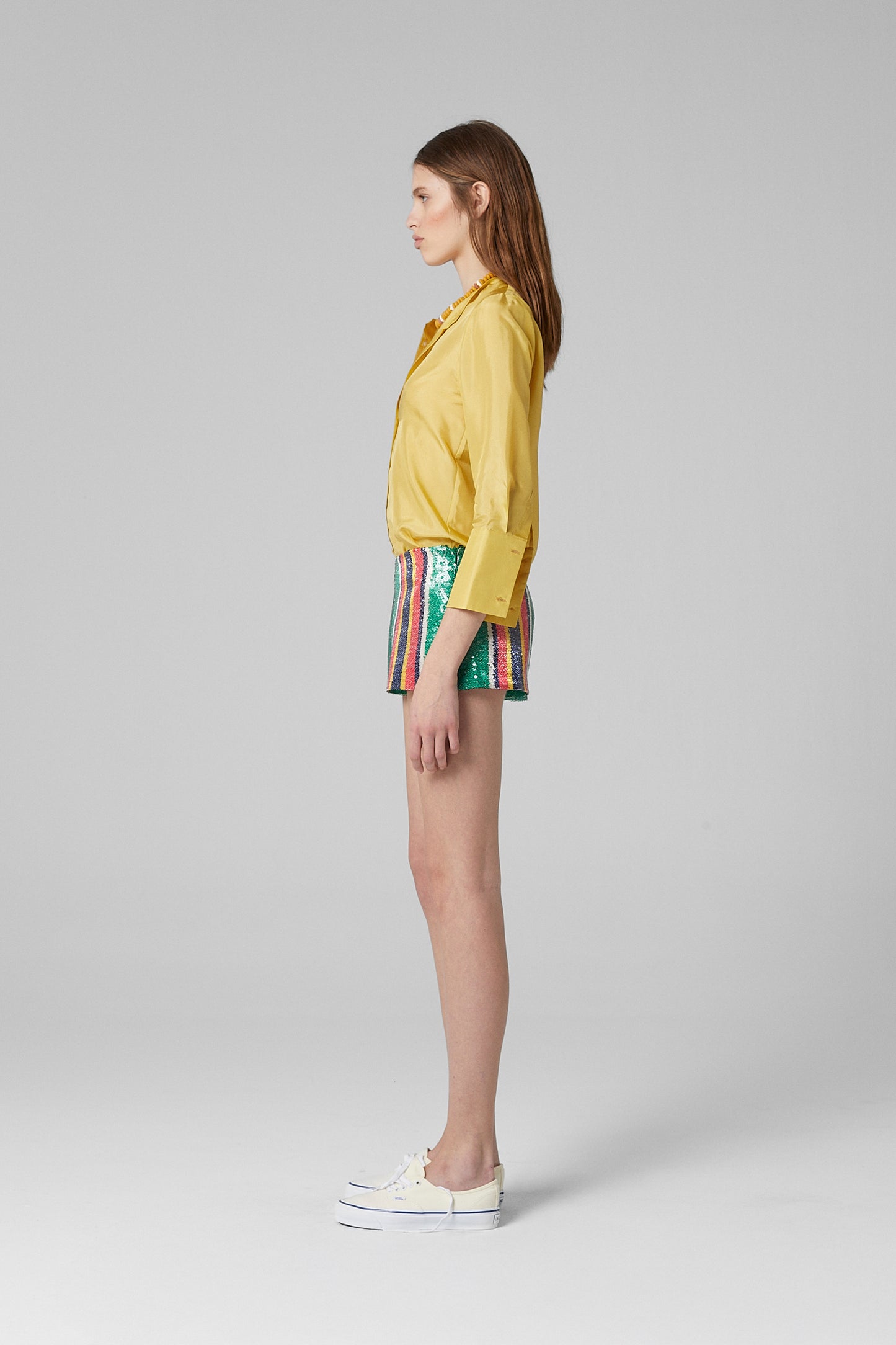 Pippi Sequin Shorts Green