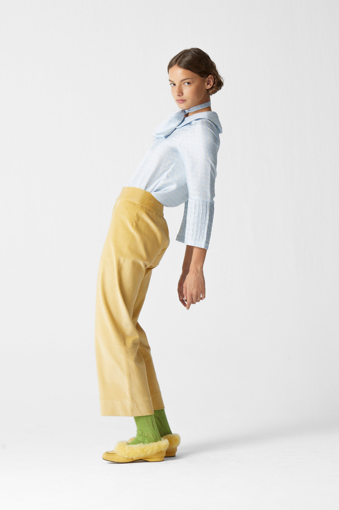 Riding Corduroy Pants Vanilla