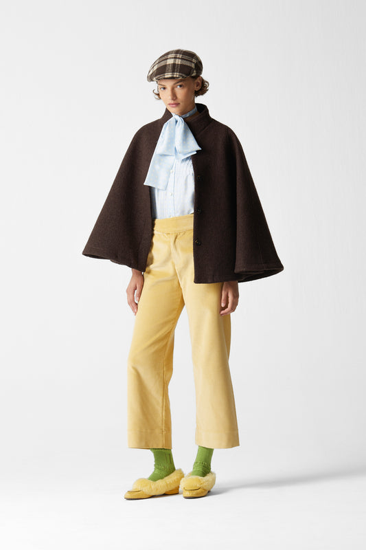 D´Artagnan Wool Cape Brown