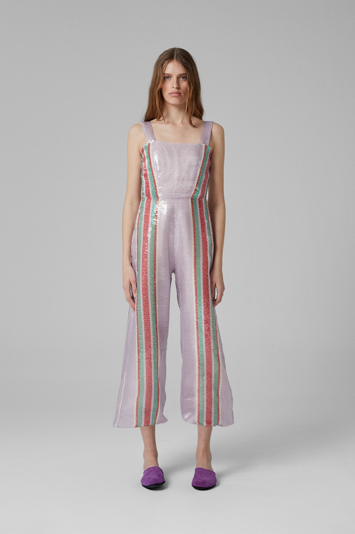 Pippi Sequin Jumpsuit Lila