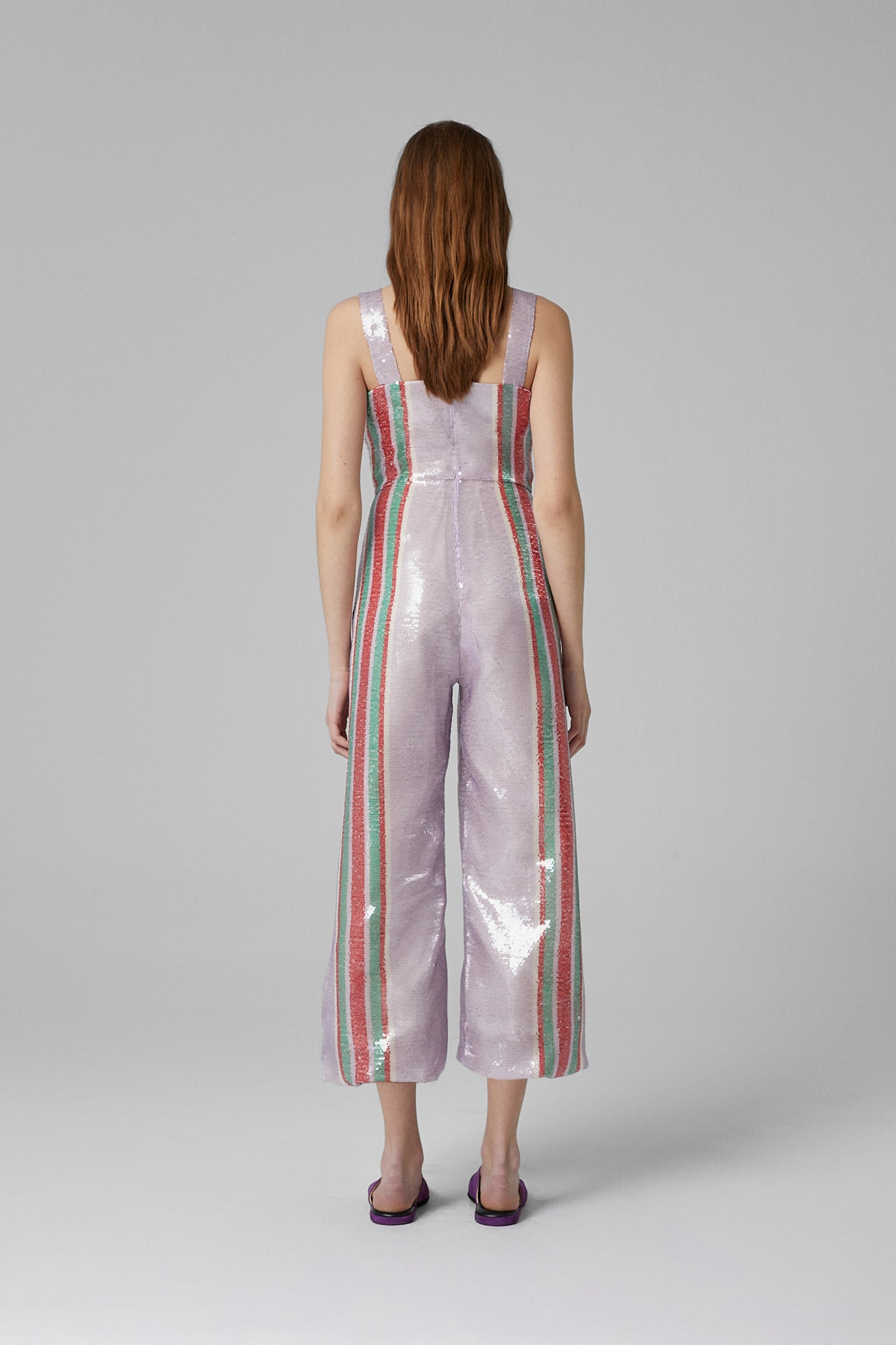 Pippi Sequin Jumpsuit Lila