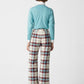 Jockey Pants Tartan Celeste