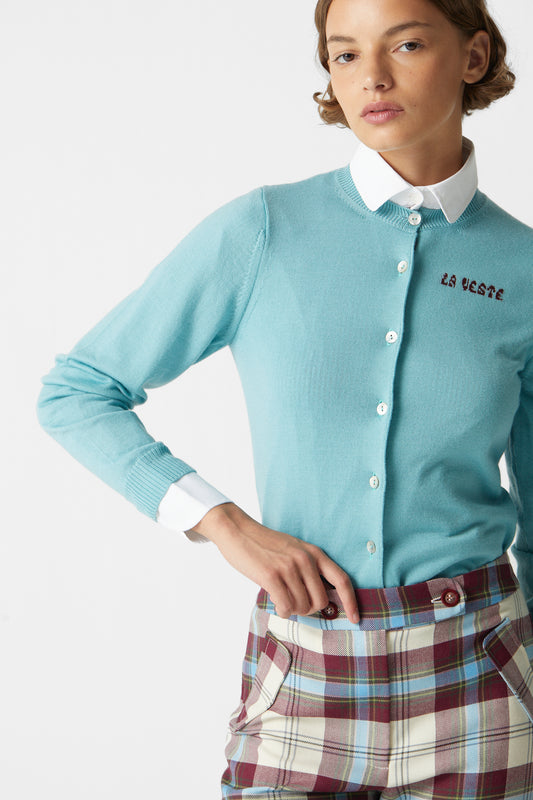 Twin Set Cardigan Turquoise