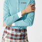 Jockey Pants Tartan Celeste