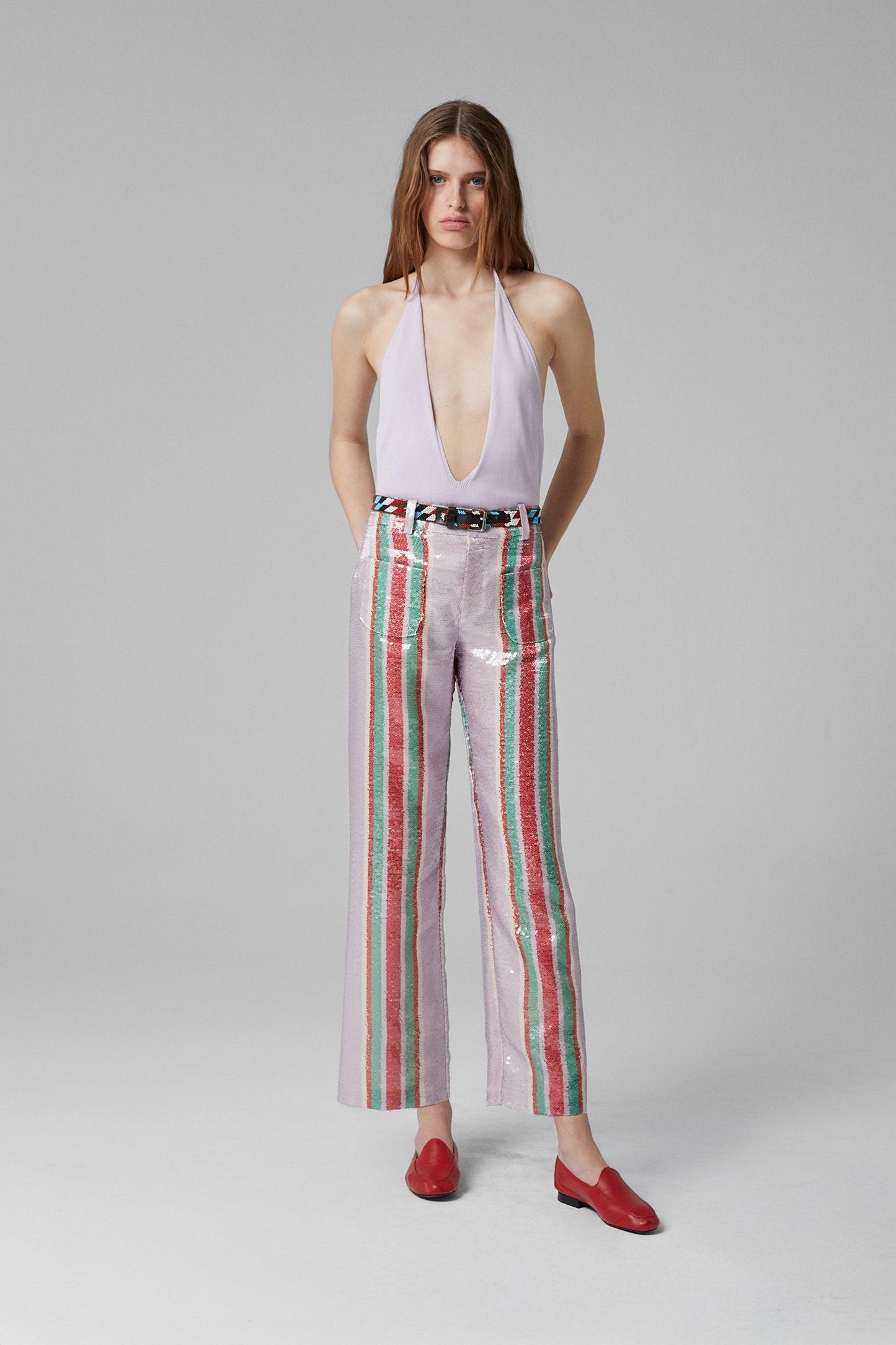 Pippi Sequin Pants Lila