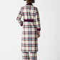 Miranda Coat Tartan Celeste