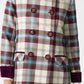 Miranda Coat Tartan Celeste