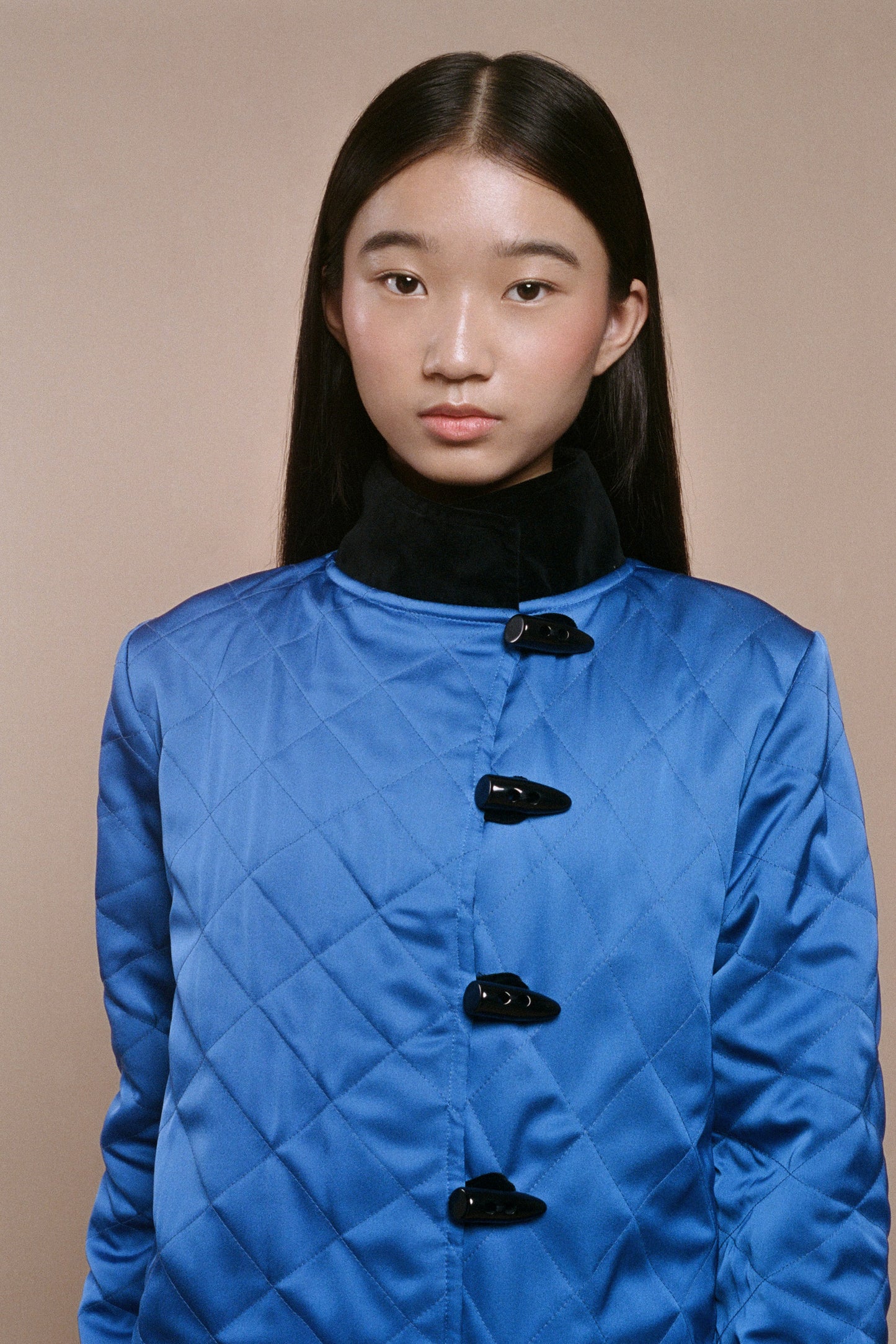 Veruca Padded Blue Coat