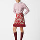 Cher Mini Skirt Wool Green