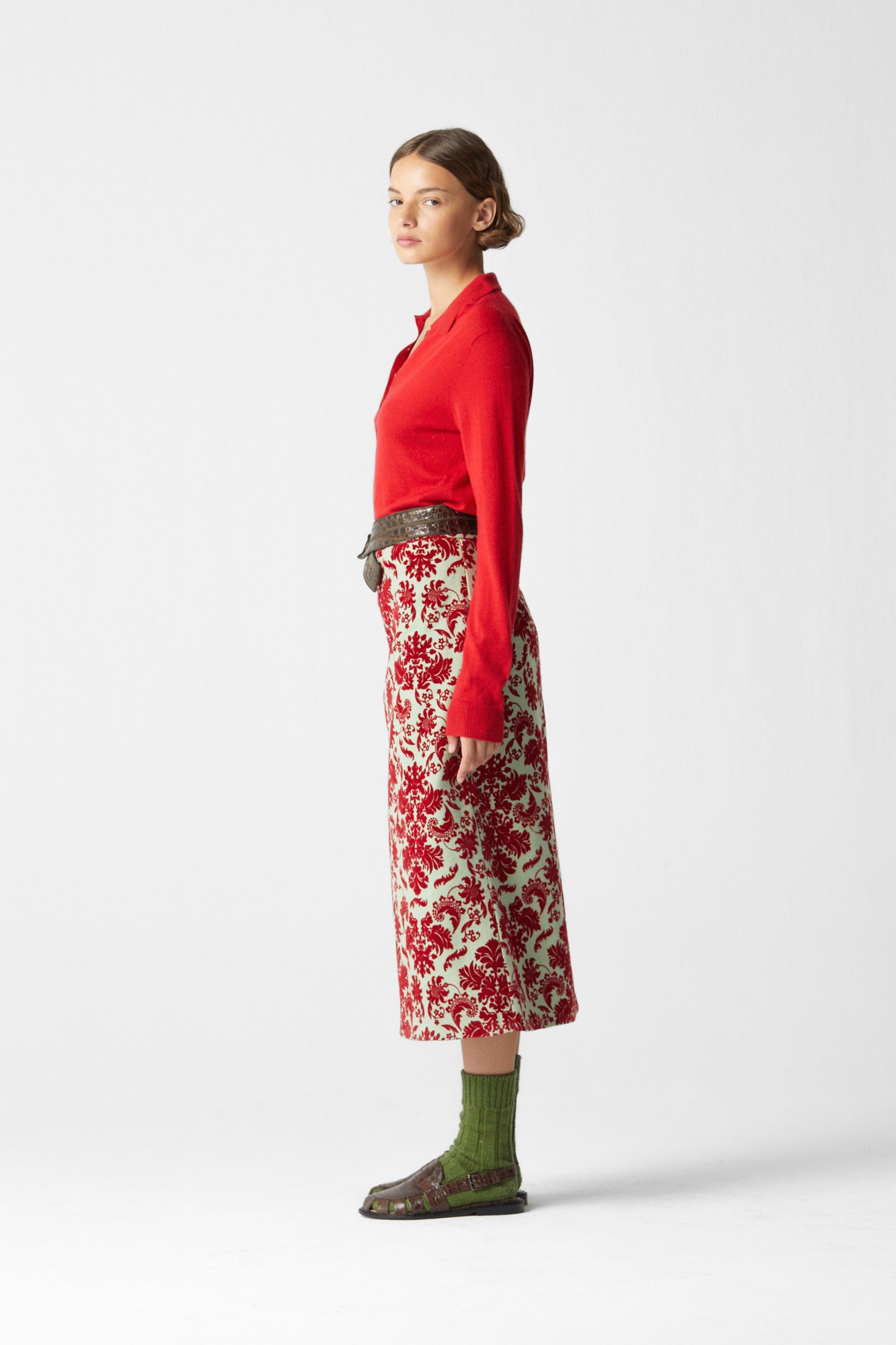 Wonder Skirt Wool Green