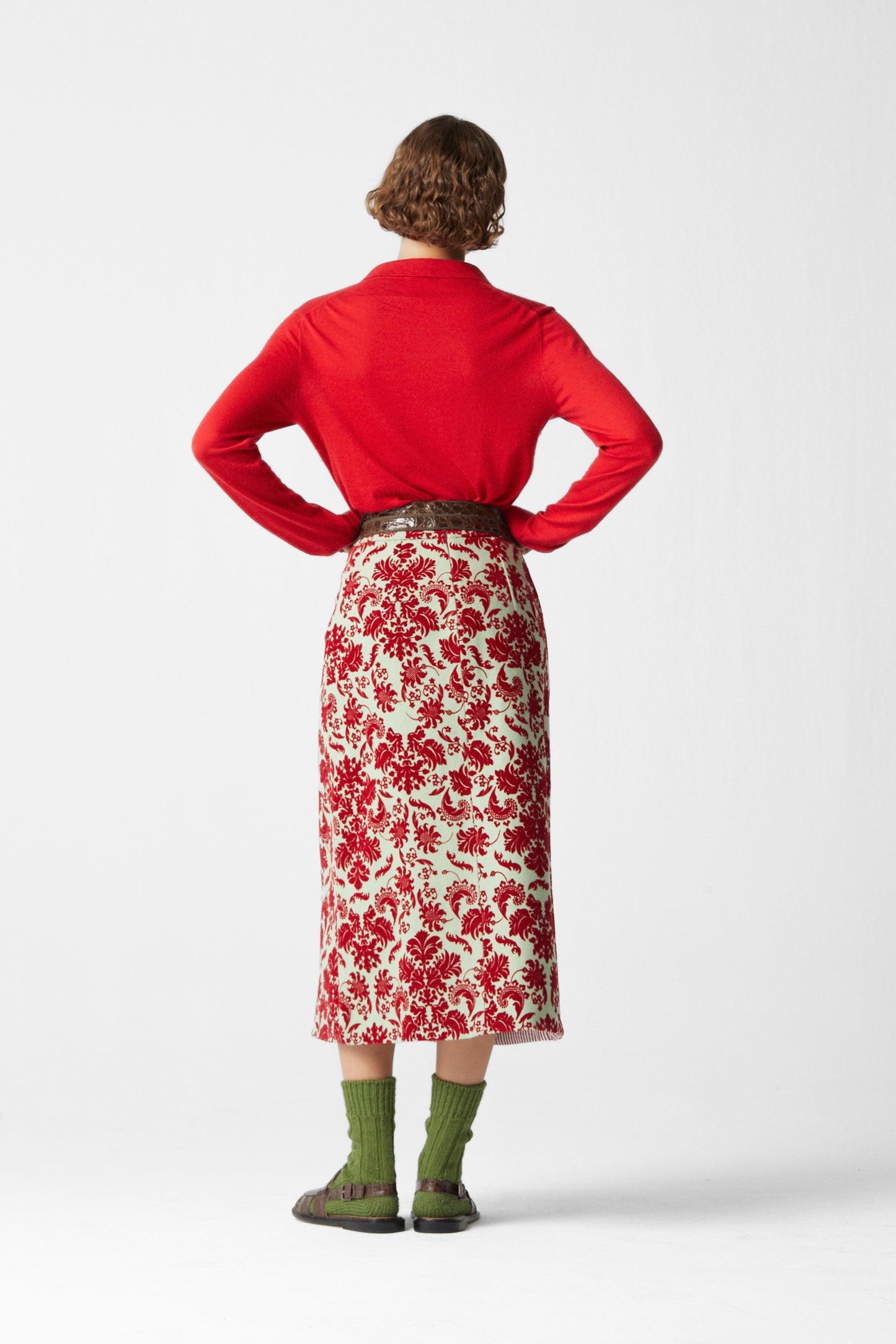 Wonder Skirt Wool Green
