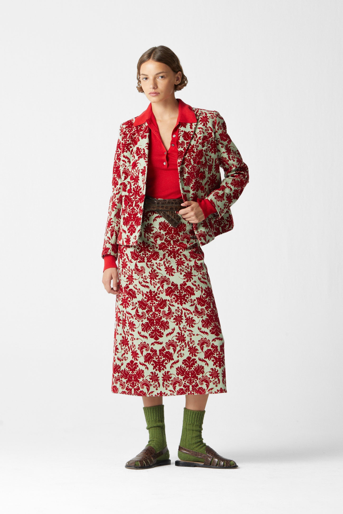 Wonder Skirt Wool Green