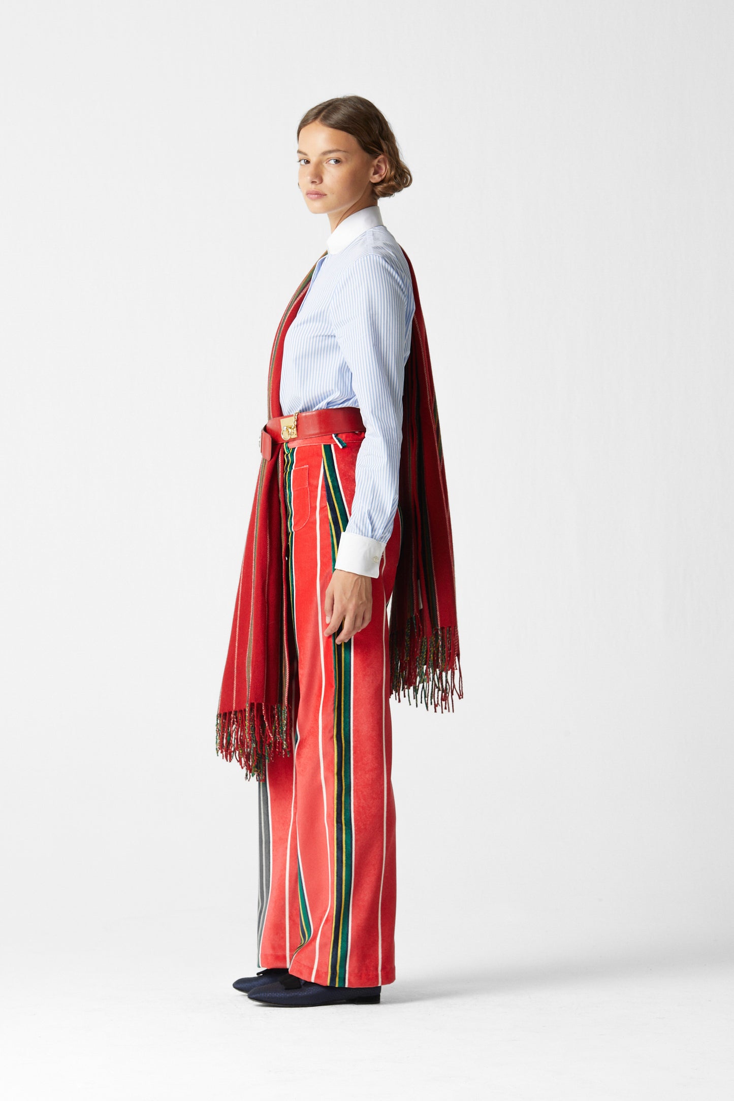 Pippi Pants Velvet Red
