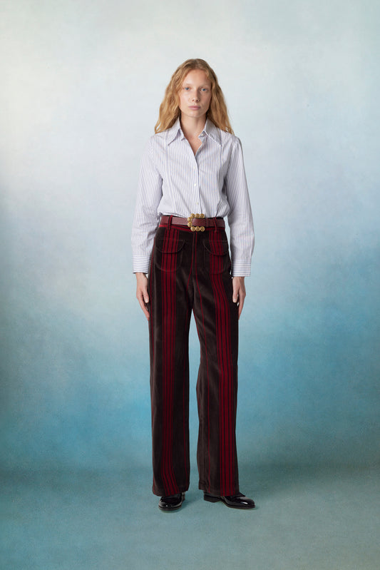 Tombola Velvet Pants Brown